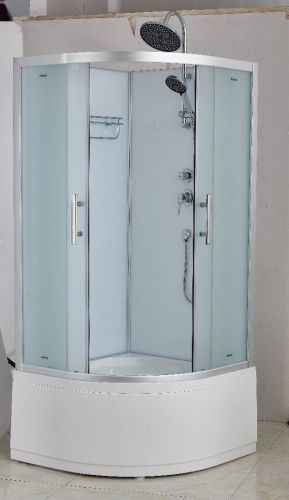 Душевая кабина Timo Imwei XH-90FS 90х90 четверть круга без крыши ориентация универсальная