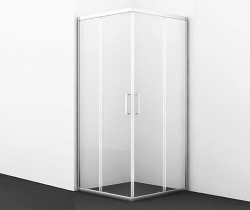 Душевой уголок Wasserkraft Main 41S 41S03M 90х90 стекло матовое профиль хром глянцевый без поддона