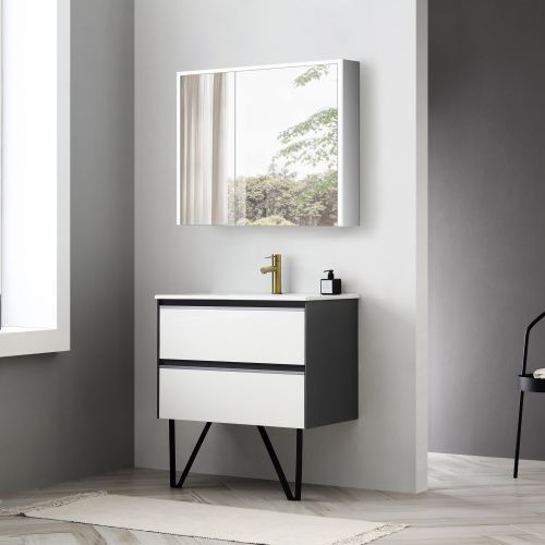 Зеркало-шкаф Esbano ESMI5008NS 80х14х70 подвесной