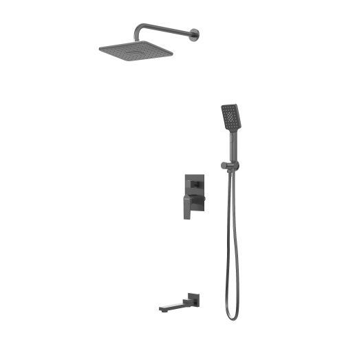 Душевая система Grossman Classic 501.K35.04.420 встраиваемая в стену цвет графит