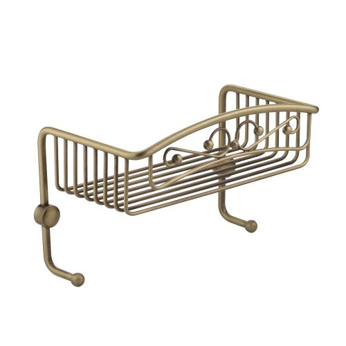 Полка-решетка одинарная с двумя крючками Migliore COMPLEMENTI 22027