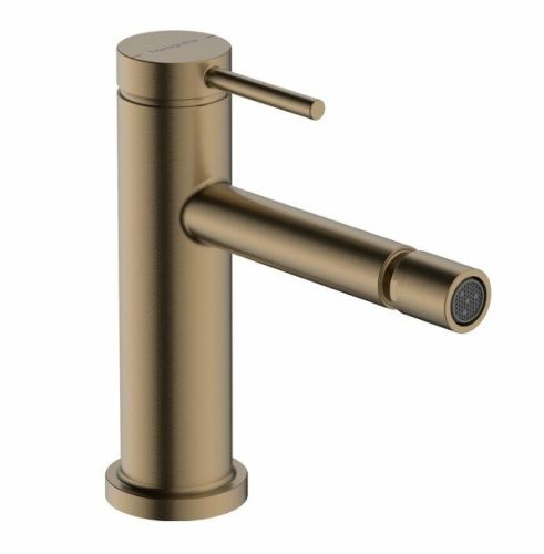 Смеситель Hansgrohe Tecturis S 73201140 на биде бронза брашированная