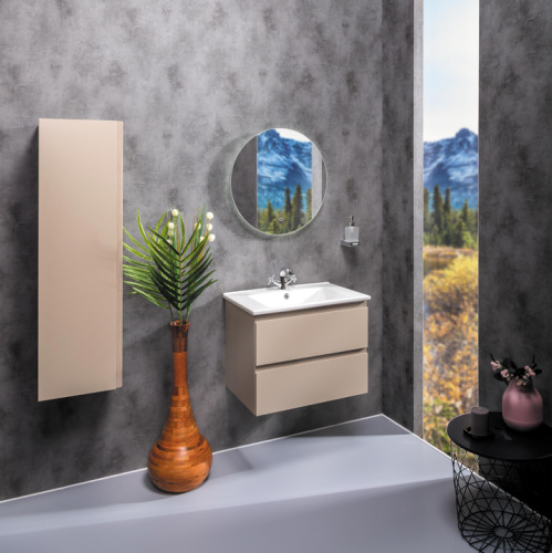 Шкаф-пенал Armadi Art Capolda 849-120-LA 35х28х120 подвесной цвет бежевый