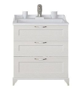 Тумба под раковину Aquaton Леон 1A194601LBPS0 65х45х73 цвет светлое дерево