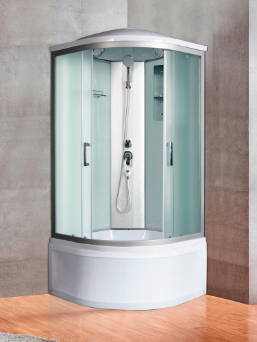 Душевая кабина River DESNA XL 80/43 MT -10000006139 80х80 четверть круга с крышей ориентация универсальная