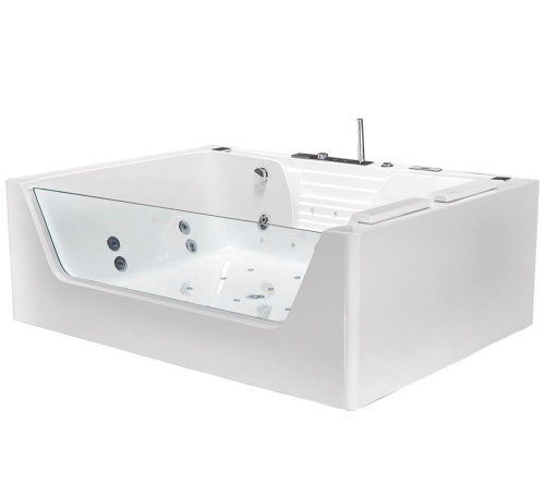 Ванна акриловая гидромассажная Frank 2017439109 170х120 пристенная прямоугольная с каркасом