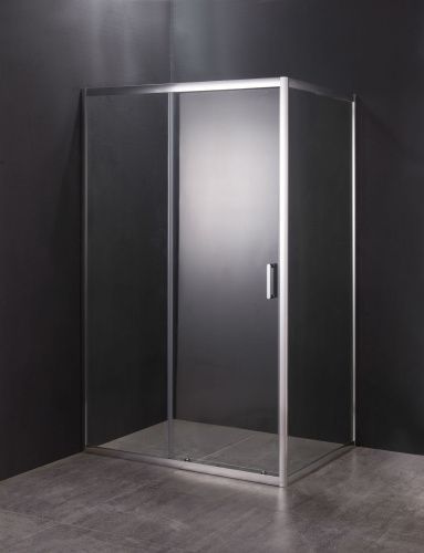 Душевой уголок Orange E23-12080TCR 120х79 стекло прозрачное профиль хром глянцевый без поддона
