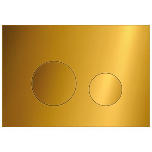 Клавиша смыва механическая KK POL M11 SPP/037/0/K цвет золото глянцевое