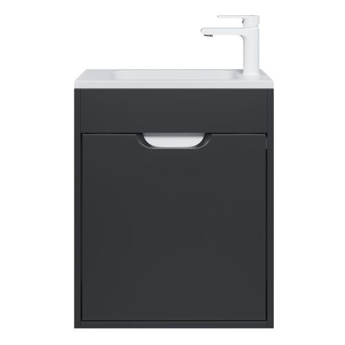 Тумба с раковиной Uperwood UPD Modul 393020545 50х21х62 цвет черный матовый