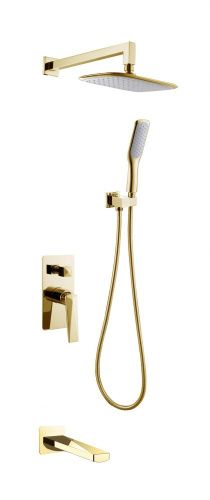 Душевая система Boheme Venturo 384-2 встраиваемая цвет золото