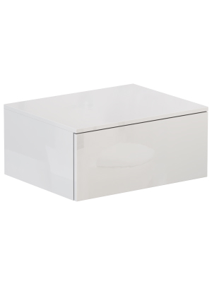 Тумба Velvex UNIT tpUNI.60.H27.Y-223 60х48х27 подвесная цвет белый лед