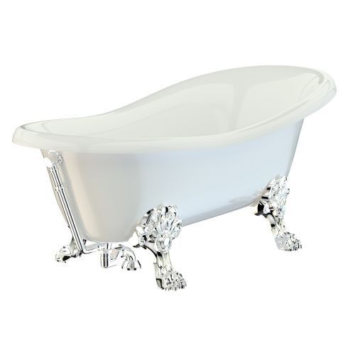 Ванна из искусственного мрамора Migliore BELLA 24624 170х80 отдельностоящая овальная с ножками