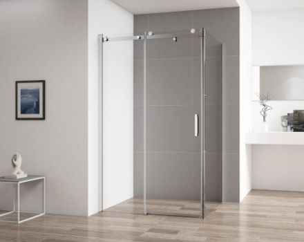 Душевой уголок Cezares STYLUS-SOFT STYLUS-SOFT-AH-1-160/90-C-Cr 160х90 стекло прозрачное профиль хром глянцевый без поддона