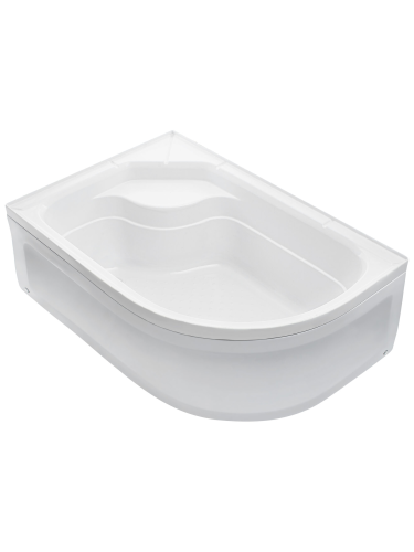 Душевой поддон WEMOR 100/80/44 L (10000006113) 100х80 акрил белый с каркасом