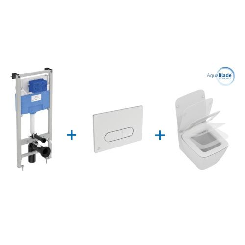 Комплект унитаз с инсталляцией с клавишей смыва Ideal Standard  P387001