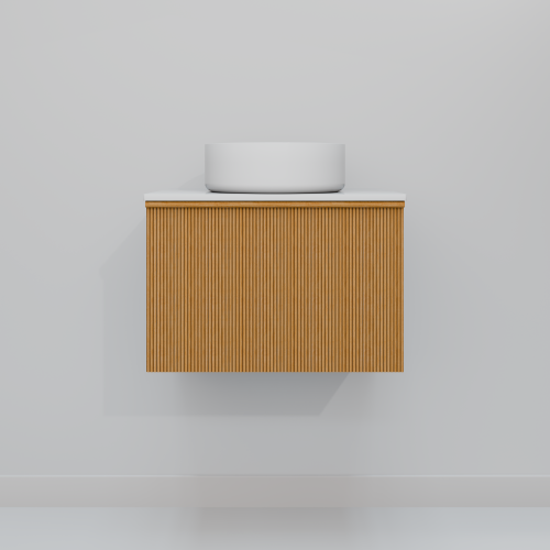 Тумба с раковиной Art Decco Andy (Энди) AAN06W11S300 60x45x40 подвесная цвет белый дуб