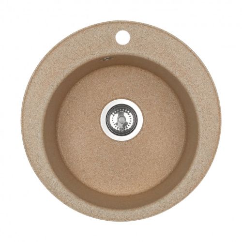 Кухонная мойка Aquaton Шелли 1A734732SS220 50х50 цвет коричневый