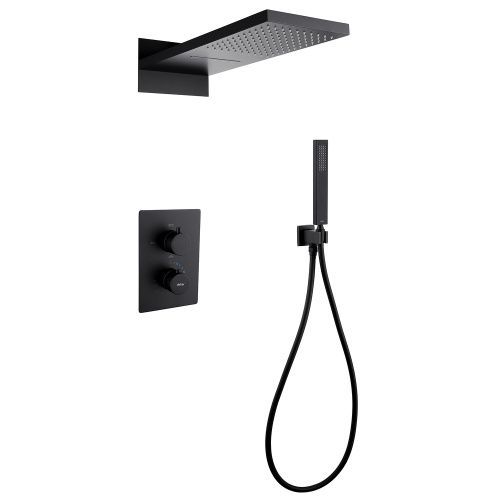 Душевая система ABBER AF8052B встраиваемая в стену с термостатом