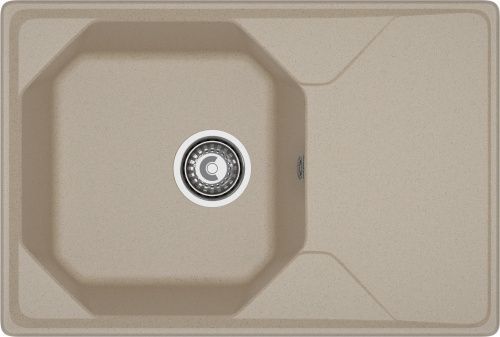 Кухонная мойка Granfest Unique U-740L песочный 74х50 цвет бежевый поверхность матовая