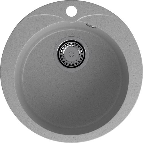 Кухонная мойка Granfest Rondo R-480 серый 48х48 цвет серый поверхность матовая