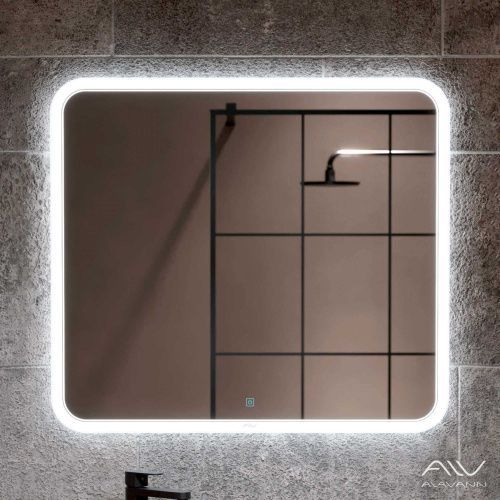 Зеркало с подсветкой Alavann Anna ALV0020001 90х80 подвесное
