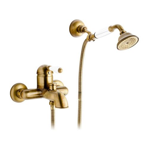 Смеситель для ванны Nicolazzi Petit Mont Blanc 3401BZ76 настенный бронза