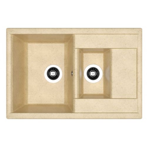 Кухонная мойка Dr.Gans Астра 760К 25.065.D0760.402 76х51 цвет бежевый поверхность матовая