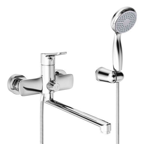 Смеситель для ванны LeMark Selena LM0851C настенный хром