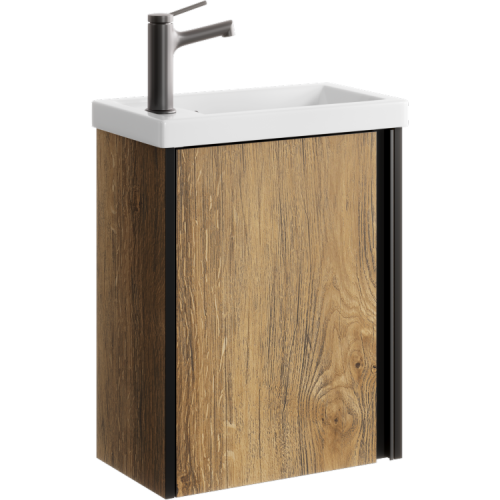 Тумба под раковину Aqwella Y URB0145DB 44х25х54 подвесная цвет коричневый