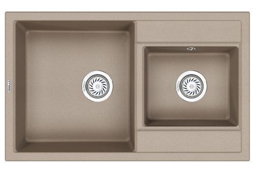 Кухонная мойка Granula 8201, ПЕСОК 82х50 цвет бежевый поверхность матовая