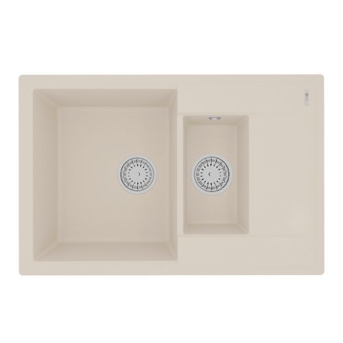 Кухонная мойка LeMark Ramza 760 9910042 76х50 цвет бежевый поверхность матовая