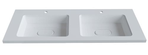 Раковина из литьевого мрамора Uperwood Modul 2911020342 112х45 полувстраиваемая цвет белый