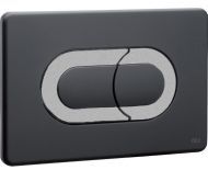 Клавиша смыва пневматическая Oli SALINA 640099 цвет черный матовый/хром