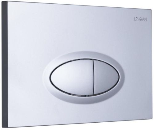 Клавиша смыва механическая Logan Oval 00297678 цвет хром матовый