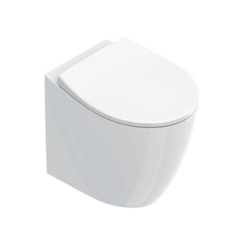 Чаша унитаза напольная Catalano Italy 712520001 цвет белый без сиденья безободковая смыв торнадо