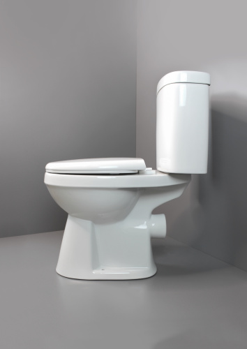 Унитаз напольный с бачком Creo Сeramique PROJECT COMBO-PR1002 белый с сиденьем с микролифт душевой смыв