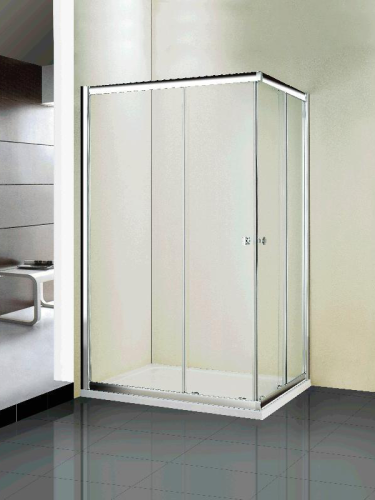 Душевой уголок WeltWasser WW200 10000001228 90х70 стекло прозрачное профиль хром глянцевый без поддона
