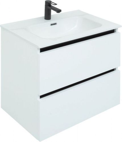 Тумба под раковину De Aqua Ариетта 00265579 60х46х63 подвесная цвет белый