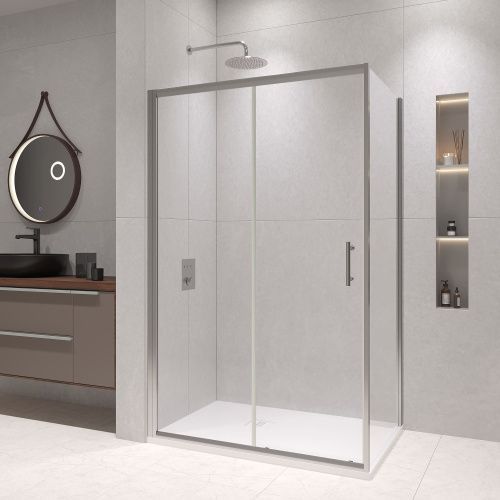 Душевой уголок RGW Passage 020814584-11 80х140 стекло прозрачное профиль хром глянцевый без поддона