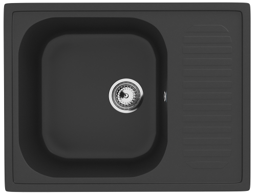 Кухонная мойка Ulgran Classic U-202-344 64х49 цвет черный
