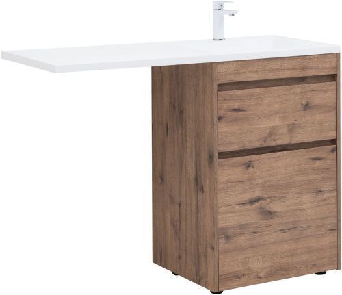 Тумба под раковину Aquanet Токио 00333648 120х48х89 напольная цвет темное дерево