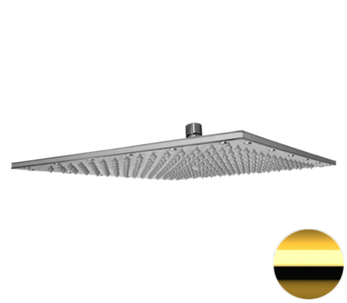 Верхний душ Remer 359SSXLDO золото глянцевое