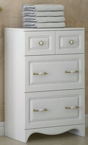 Комод Corozo Классика SD-00000329 56х31х85 напольный цвет белый
