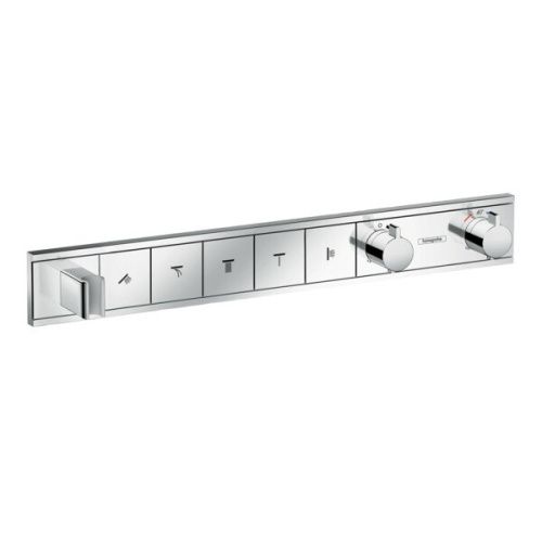 Смеситель Hansgrohe RainSelect 15358000 настенный встраиваемый хром с термостатом