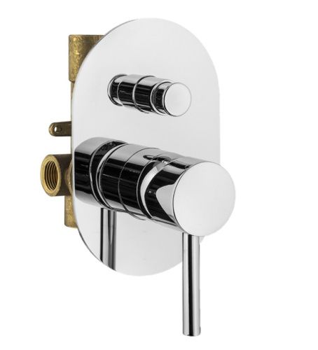 Смеситель для душа Plumberia Selection Ixo KIT1001CR встраиваемый хром