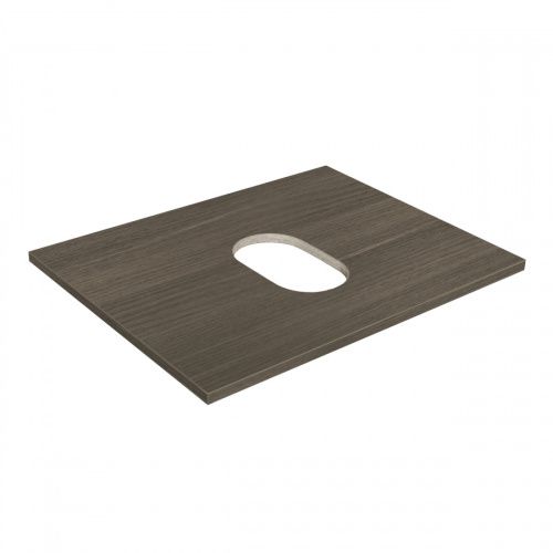 Столешница Roca The Gap A857418402 59х46 накладная цвет темно-коричневый