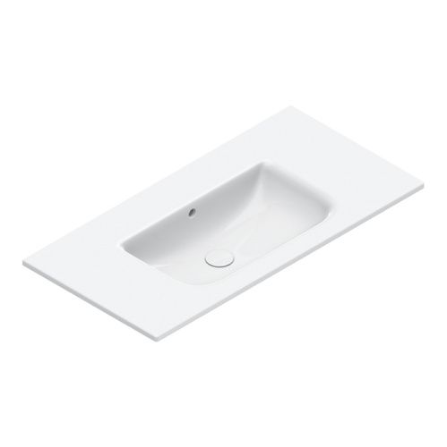 Раковина керамическая Catalano Italy 100 см 721010001 подвесная цвет белый без отверстий под смеситель