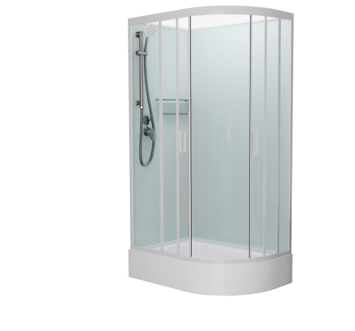 Душевая кабина Frank 128009 120х80 без крыши ориентация левая