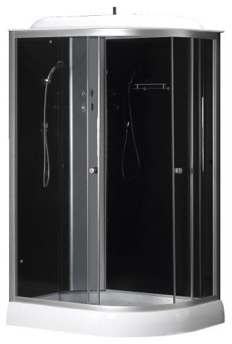 Душевая кабина Loranto CS-66121L G 120 120х80 прямоугольная/асимметричная с крышей ориентация левая