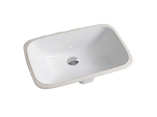 Раковина керамическая Artceram Washbasins NTL001 01 00 57х39 встраиваемая цвет белый без отверстий под смеситель